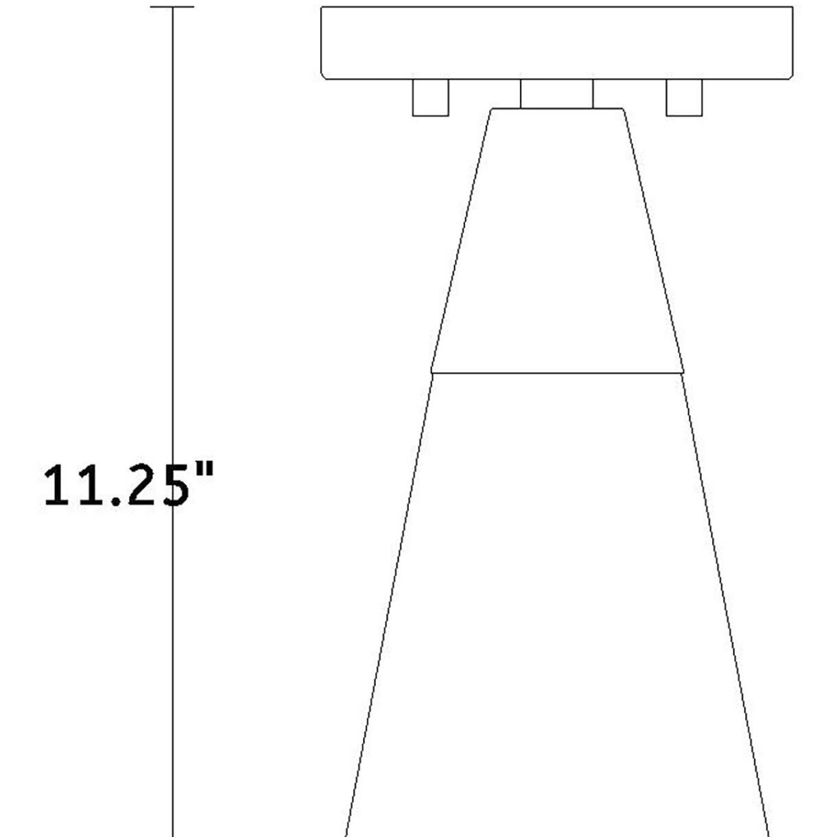Norro 1 Light 5.5 inch Matte Black Flush Mount Ceiling Light
