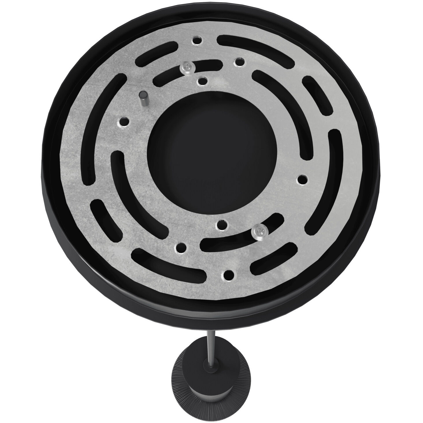 Cicada LED 4 inch Knurled Dark Grey Pendant Ceiling Light