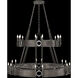 Mirage 24 Light 50 inch Black Chandelier Ceiling Light
