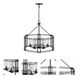Luton 6 Light 23.62 inch Iron Chandelier Ceiling Light