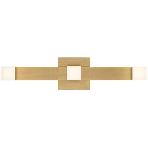 Drew & Jonathan Scott Brander LED 20.88 inch Satin Brass Vanity Light Wall Light