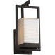 Porcelina Wall Sconce Wall Light in Matte Black, Sawtooth