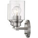 Gemma 2 Light 15 inch Satin Nickel Vanity Light Wall Light