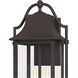 Manning 3 Light 21 inch Western Bronze Outdoor Wall Lantern