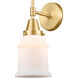 Caden LED 6 inch Satin Gold Sconce Wall Light