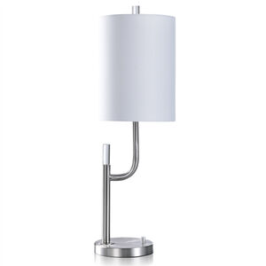Rosalind 29 inch 2.00 watt Silver Desk Lamp Portable Light