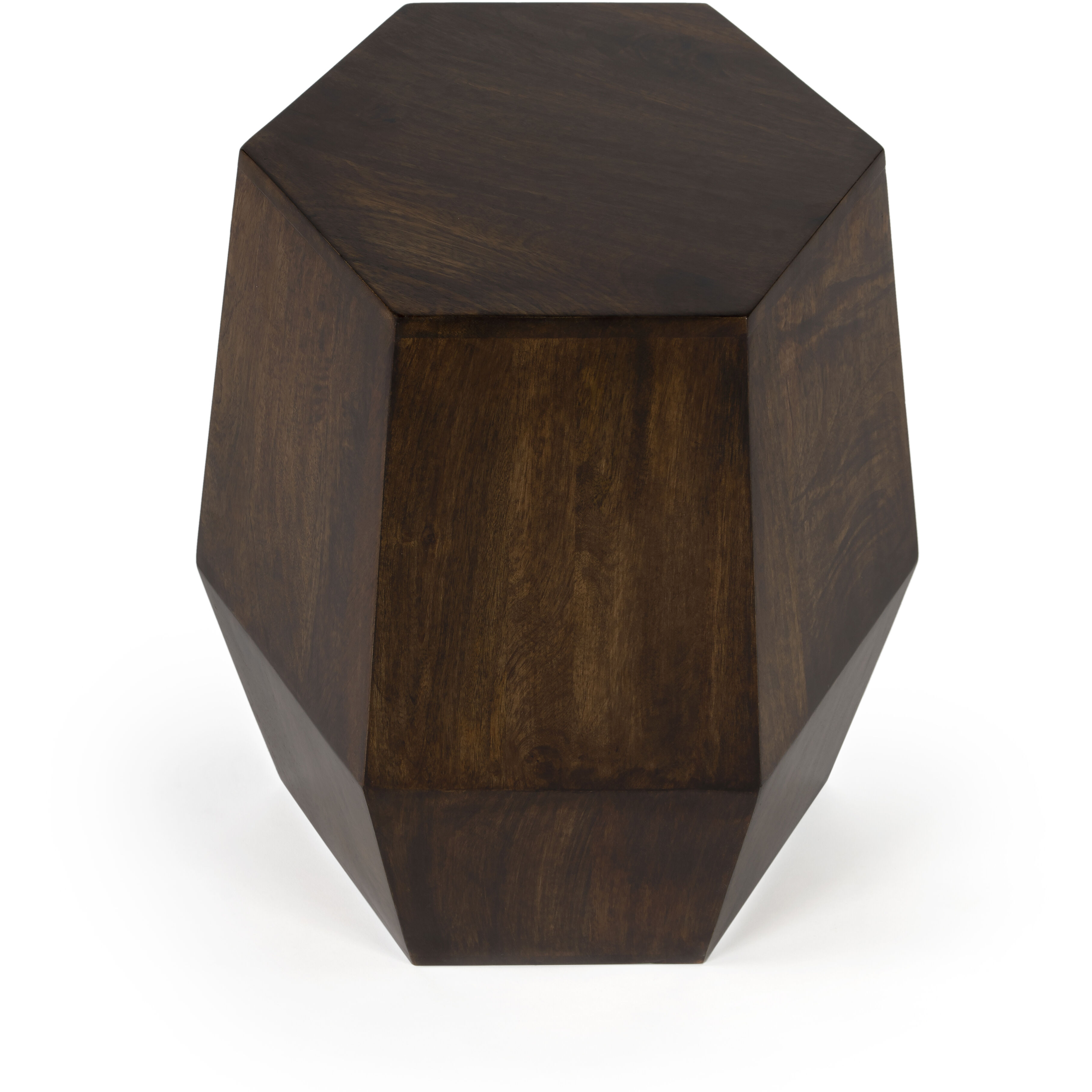 Gulchatai Wood & Gold Finish End or Side Table