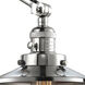 Railroad 30 inch 3.50 watt Polished Chrome Swing Arm Wall Light, Franklin Restoration