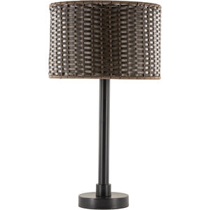 Montague 27.75 inch 100.00 watt Black Outdoor Table Lamp