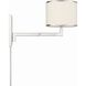 Madison 21.25 inch 60.00 watt Polished Nickel Task Sconce Wall Light
