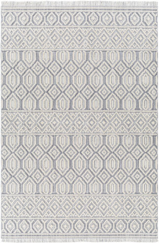 Broadway 108 X 79 inch Light Grey Rug, Rectangle