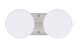 Ciro 2 Light 15 inch Satin Nickel Vanity Lighting Wall Light in Halogen