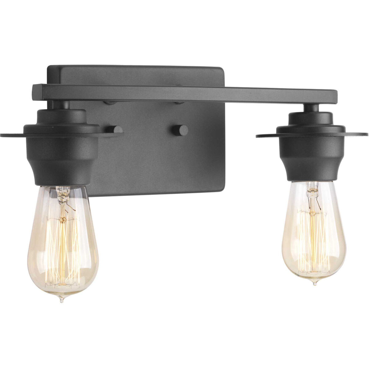 Debut 2 Light 14 inch Graphite Bath Vanity Wall Light, Design Series