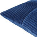 Conrad 22 X 22 inch Midnight Blue/Marine Blue/Ink Accent Pillow