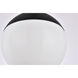 Eclipse 1 Light 10 inch Black Flush Mount Ceiling Light