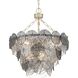 Yep Cascada Pendant Ceiling Light in Smoke Plated Glass, 3 Tier