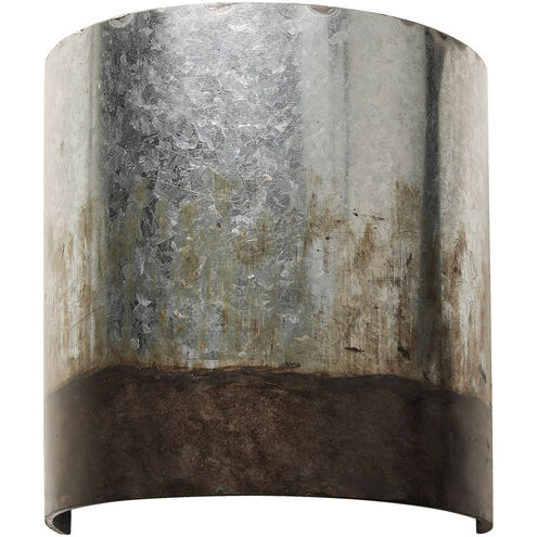 Cannery 1 Light 10 inch Ombre Galvanized Wall Sconce Wall Light