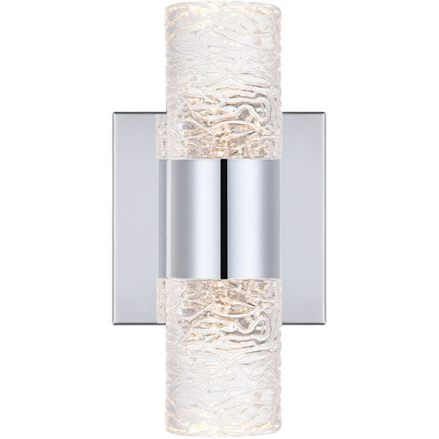 Vega LED 5 inch Chrome Wall Sconce Wall Light