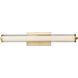 Macie LED 24 inch Brushed Brass Bath Vanity Light Wall Light
