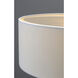 Bongo 3 Light 18 inch Satin Nickel Semi-Flush Mount Ceiling Light