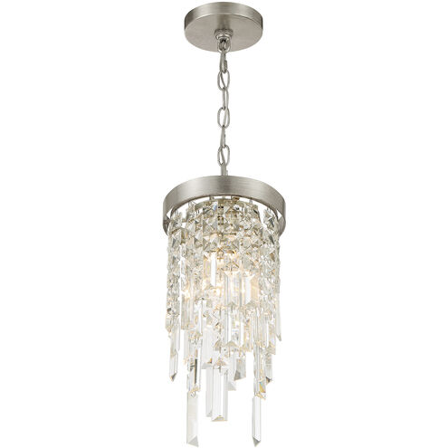 Winfield 1 Light 7 inch Antique Silver Mini Pendant Ceiling Light