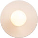 Radiance Collection 1 Light 8 inch Bisque Pendant Ceiling Light