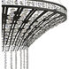 Fantania 8 Light 36 inch Matte Black Chandelier Ceiling Light