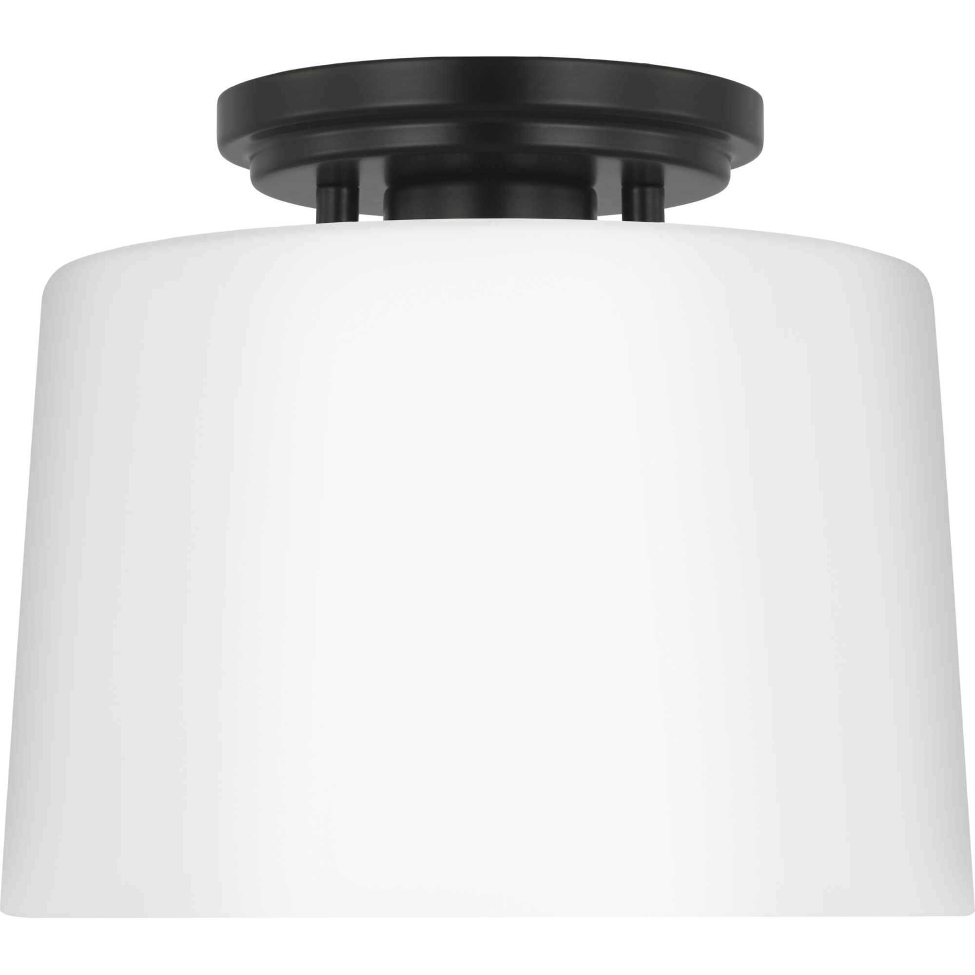 Adley 1 Light 8.62 inch Matte Black Flush Mount Ceiling Light