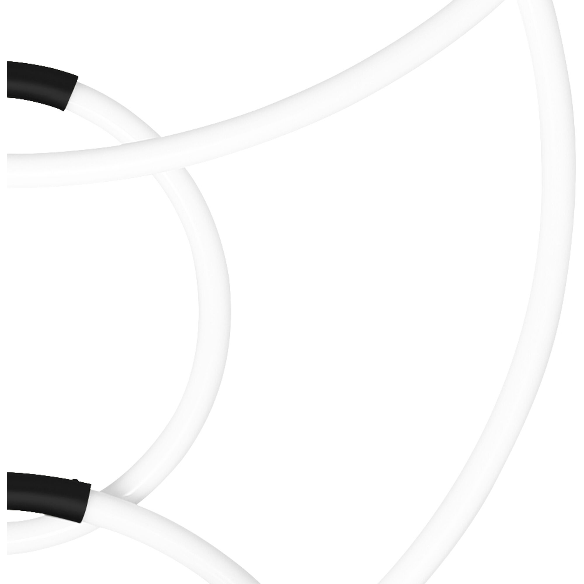 Hoops LED 24 inch Black Chandelier Ceiling Light