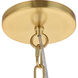 Vega LED 26 inch Gold Pendant Ceiling Light