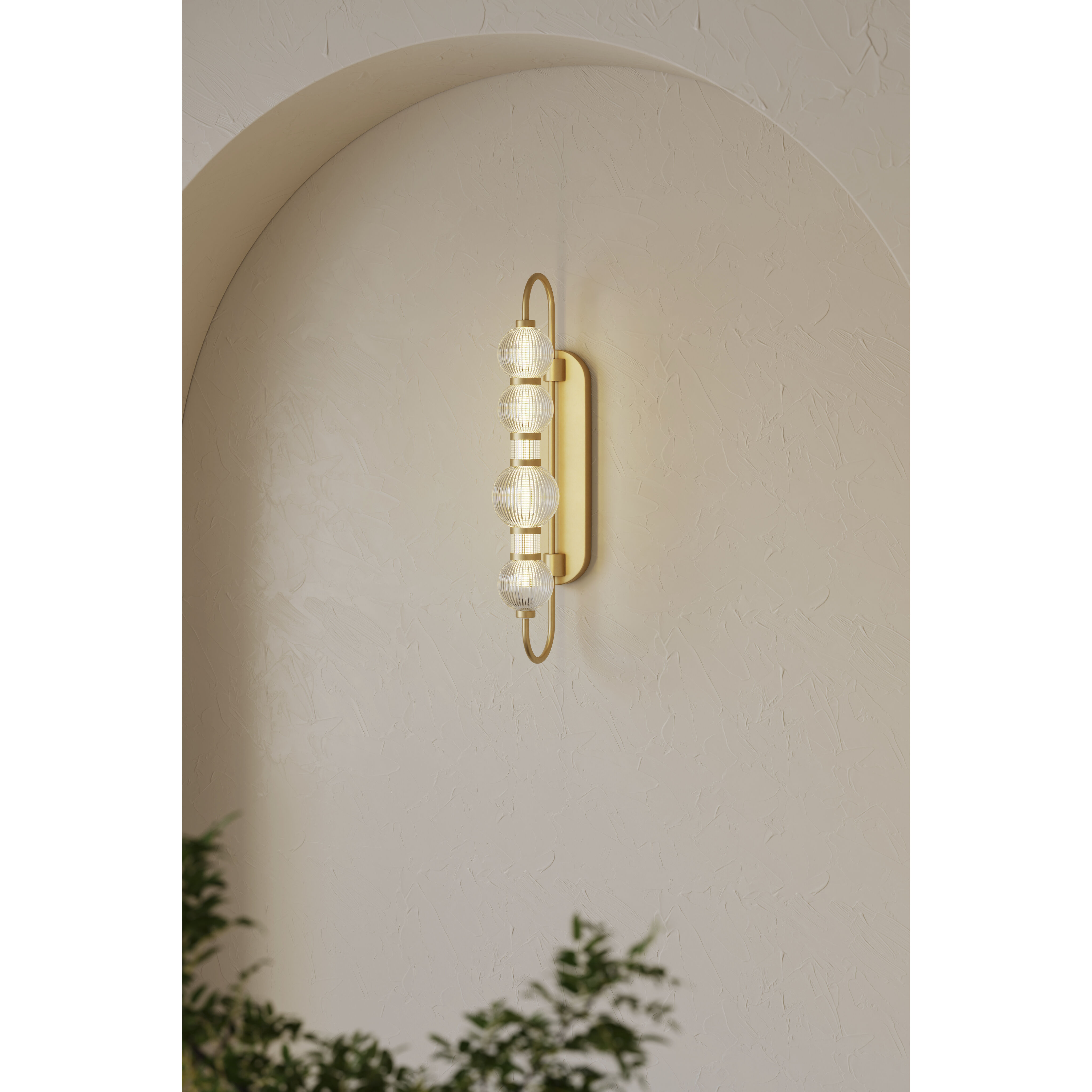 Cordel LED 5.25 inch Legacy Brass Wall Sconce Wall Light