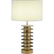 Alessio 40.00 watt Brass Table Lamp Portable Light