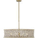 Horsmore 8 Light 29.5 inch Legacy Brass Pendant Ceiling Light