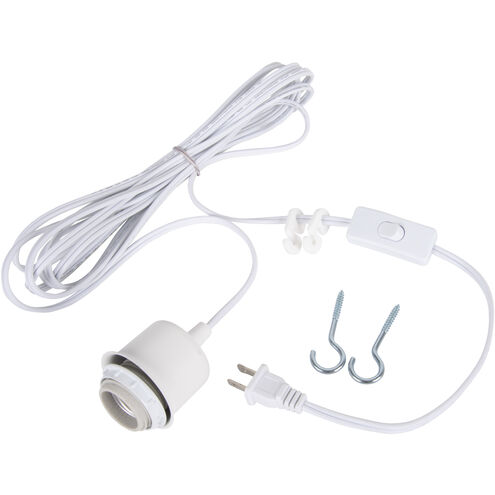 Swag White Pendant Hardware Ceiling Light