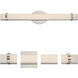 Slice LED 5 inch Polished Nickel ADA Wall Sconce Wall Light