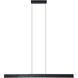 Falsetto LED 40.25 inch Textured Black Linear Chandelier Ceiling Light