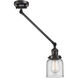 Small Bell 21 inch 60.00 watt Oil Rubbed Bronze Swing Arm Wall Light, Franklin Restoration