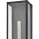 Estate Series Max 1 Light 20 inch Black Outdoor Wall Mount Lantern