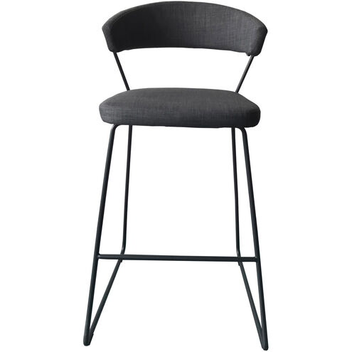 Adria 41 inch Grey Barstool in Dark Grey