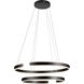 Gianni LED 31.5 inch Satin Dark Gray Pendant Ceiling Light