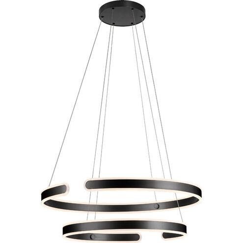 Gianni LED 31.5 inch Satin Dark Gray Pendant Ceiling Light