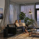 Iconic 95 inch 100 watt Satin Nickel and Black Arc Floor Lamp Portable Light