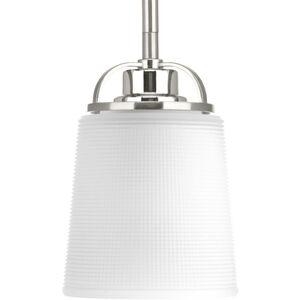 Leopolda 1 Light 5 inch Brushed Nickel Mini-Pendant Ceiling Light, Design Series