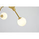 Canada 6 Light 20 inch Gold Chandelier Ceiling Light