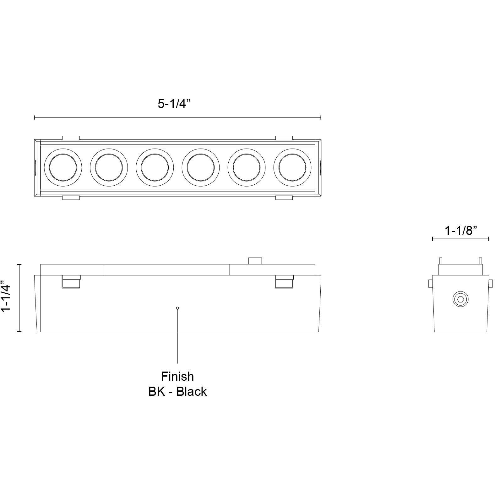 Holo 48V DC White Trilo Track Light Bar Ceiling Light
