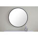 Eternity 28 X 28 inch Black Wall Mirror