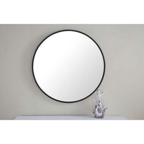 Eternity 28 X 28 inch Black Wall Mirror