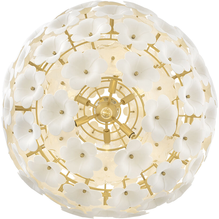 Marianne 7 Light 28 inch Deluxe Gold Chandelier Ceiling Light