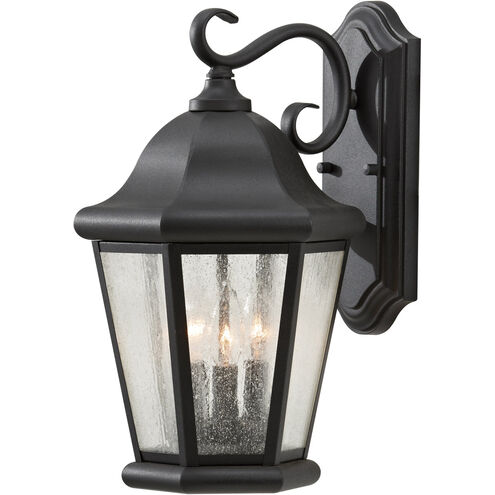 Martinsville 3 Light 10.25 inch Outdoor Wall Light