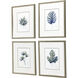 Florals Collection Blue Framed Art